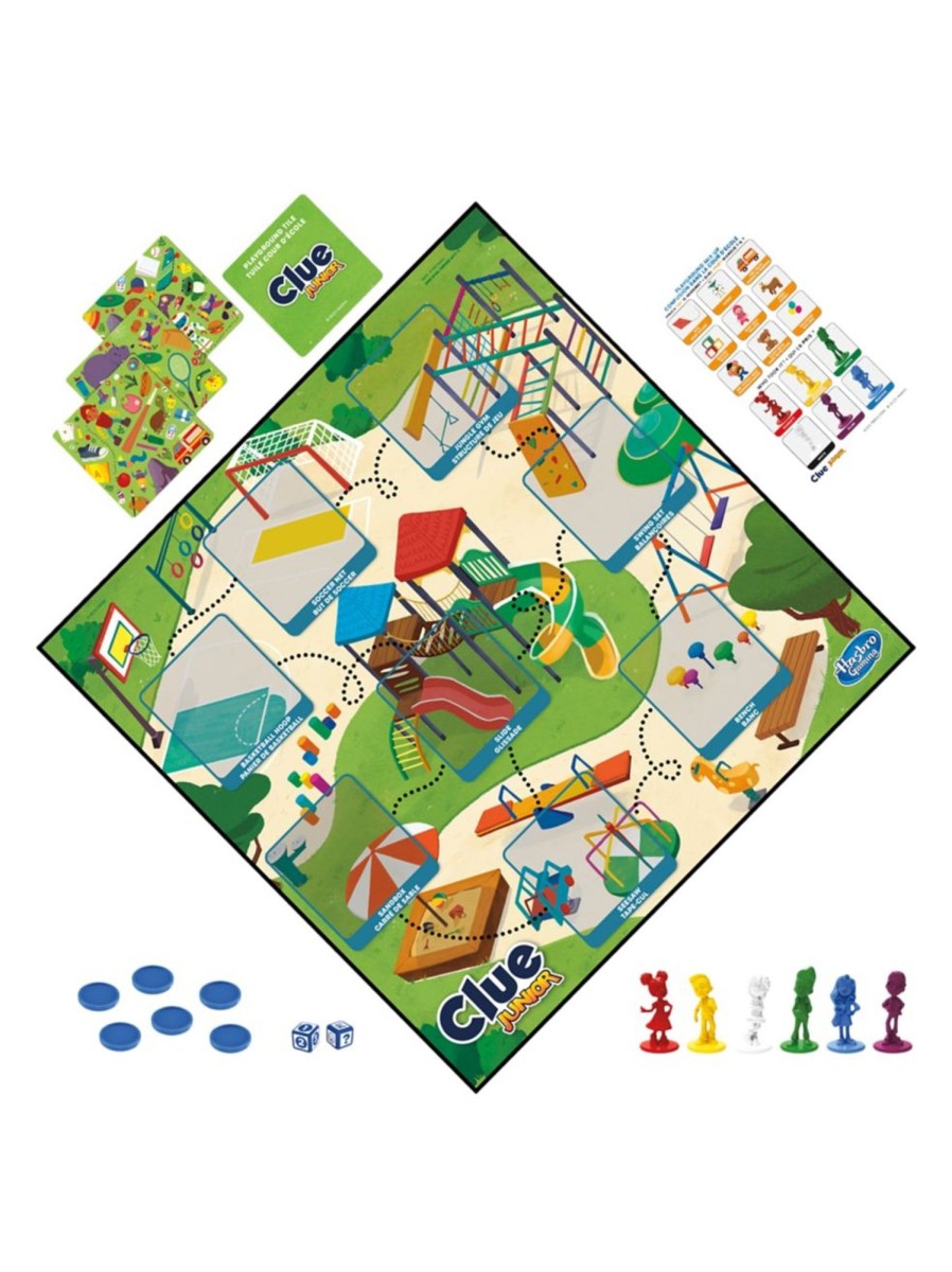 Toys Hasbro Games & Puzzles | Clue Junior 2-Sided Mystery Board Game