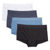 Men & Women Hanes Intimates | X-Temp 4-Pack Smooth Microfibre Boyshorts