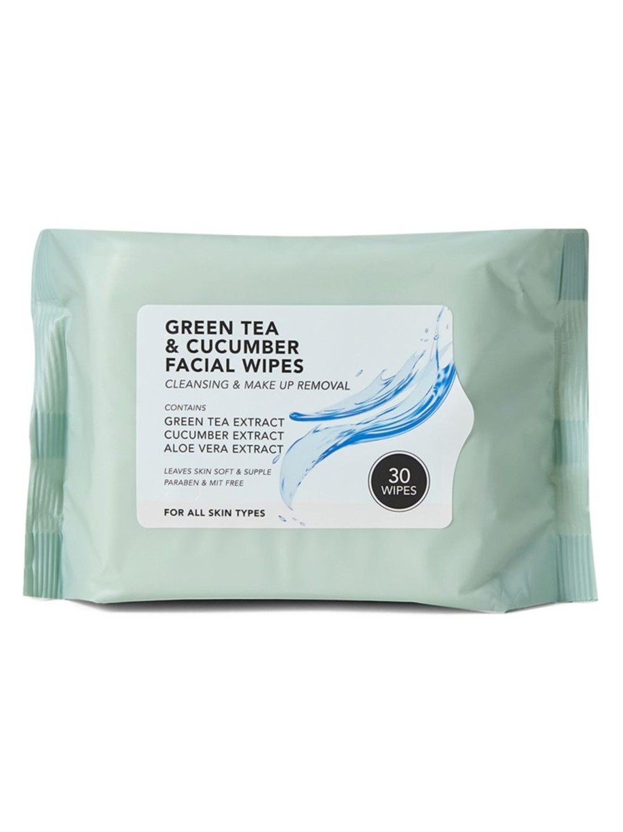 Wellness Anko | 30-Pack Green Tea And Cucumber Facial Cleansing Wipes