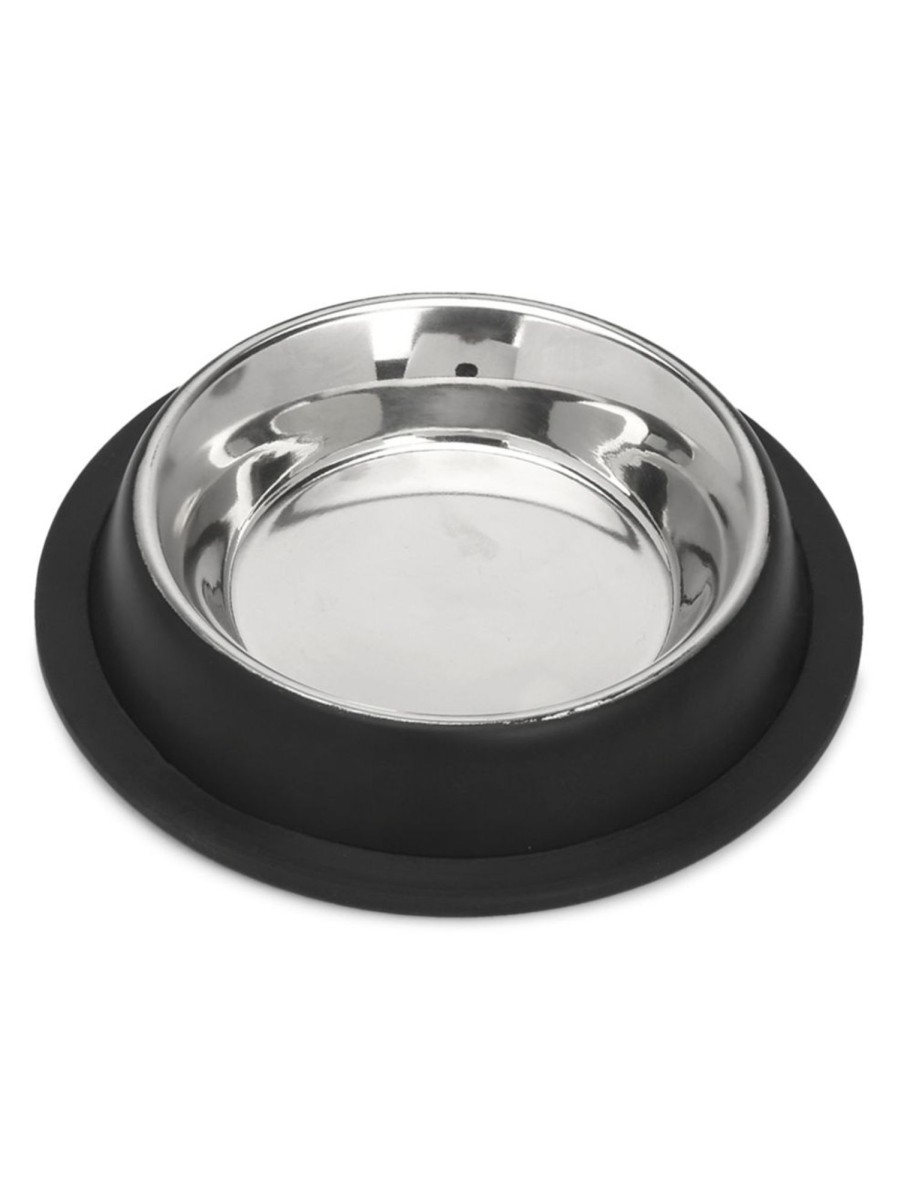 Pets Anko | Stainless Steel And Silicone-Base Cat Bowl