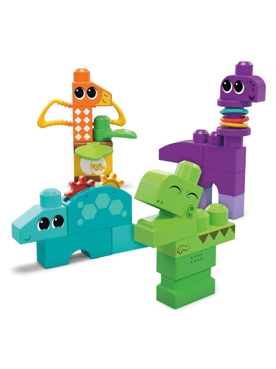 Toys Mega Bloks Infant & Toddler | Squeak 'N Chomp Dinos