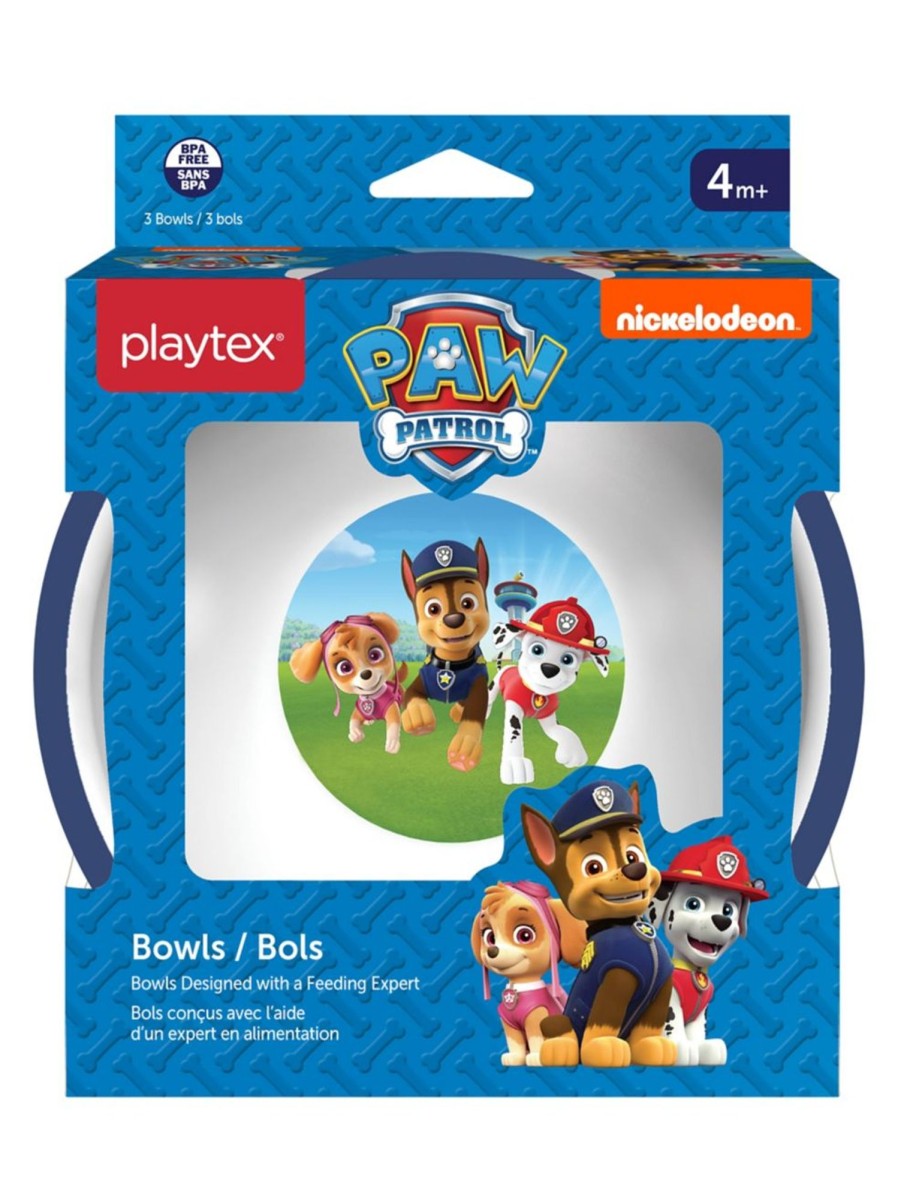 Kids & Baby Paw Patrol Nursing & Feeding | Kid'S Paw Patrol Bowls 3-Pack