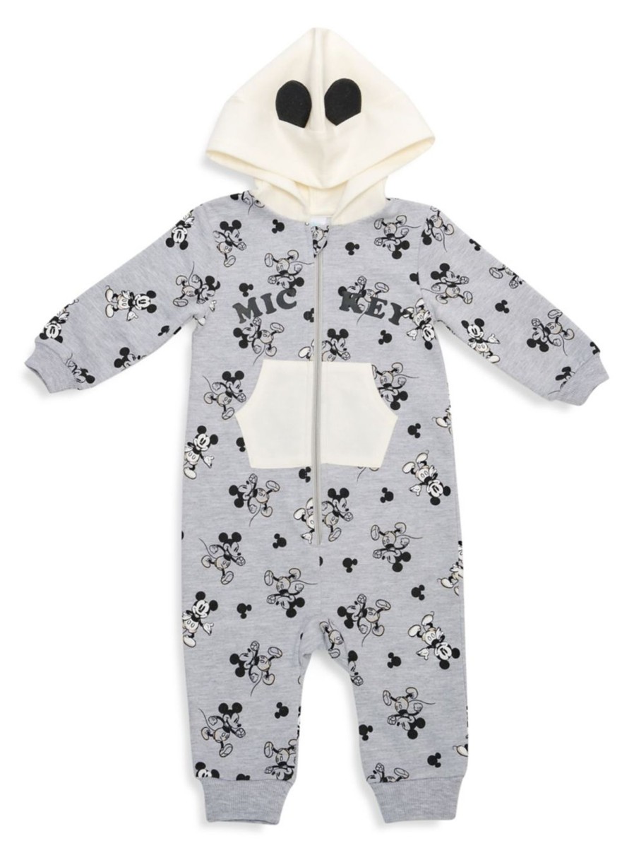 Kids & Baby MicClearance Mouse | Baby'S Real Mickey Hooded Coverall