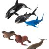 Toys Anko Action Figures | 60-Piece Ocean Animals Adventure Bucket