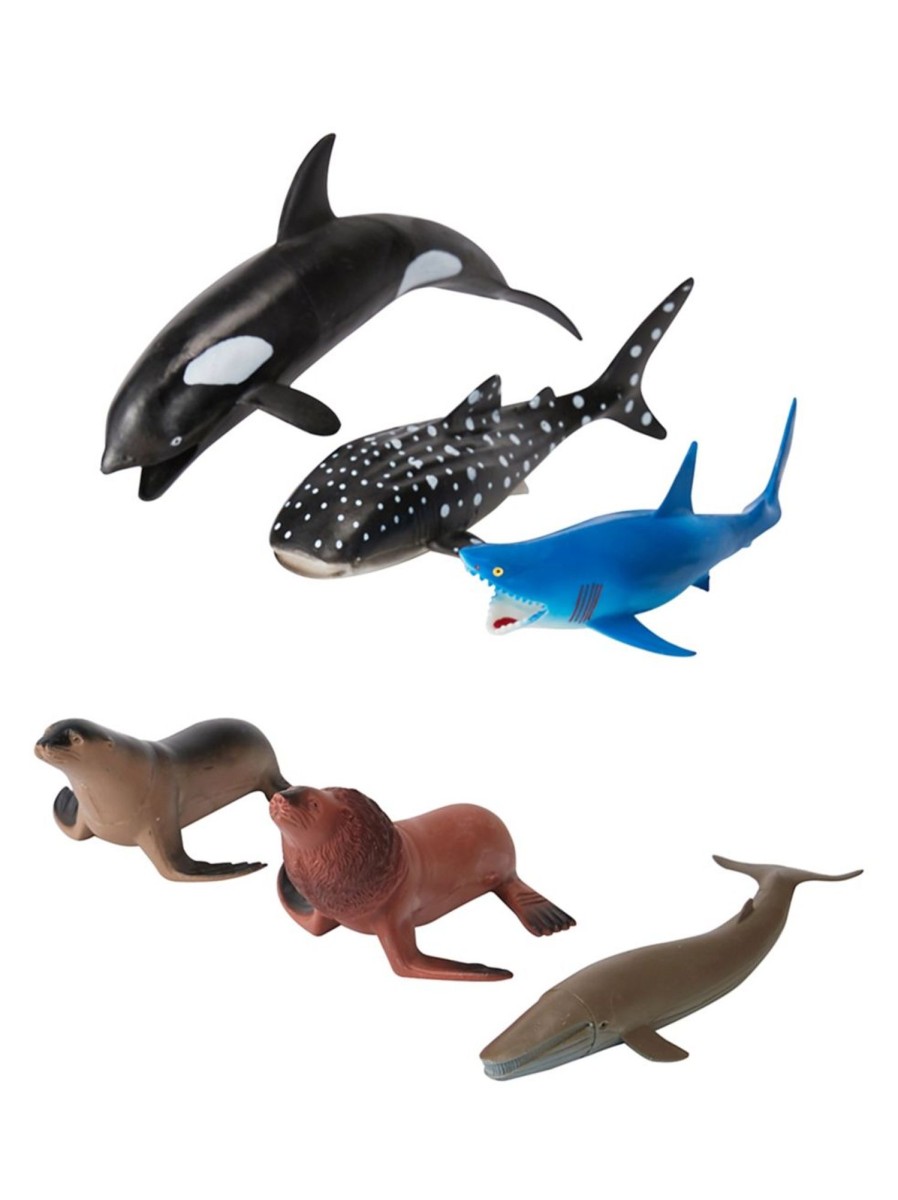 Toys Anko Action Figures | 60-Piece Ocean Animals Adventure Bucket