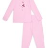 Kids & Baby Anko Toddler Girls | Little Girl'S 2-Piece Knit Pyjama Set