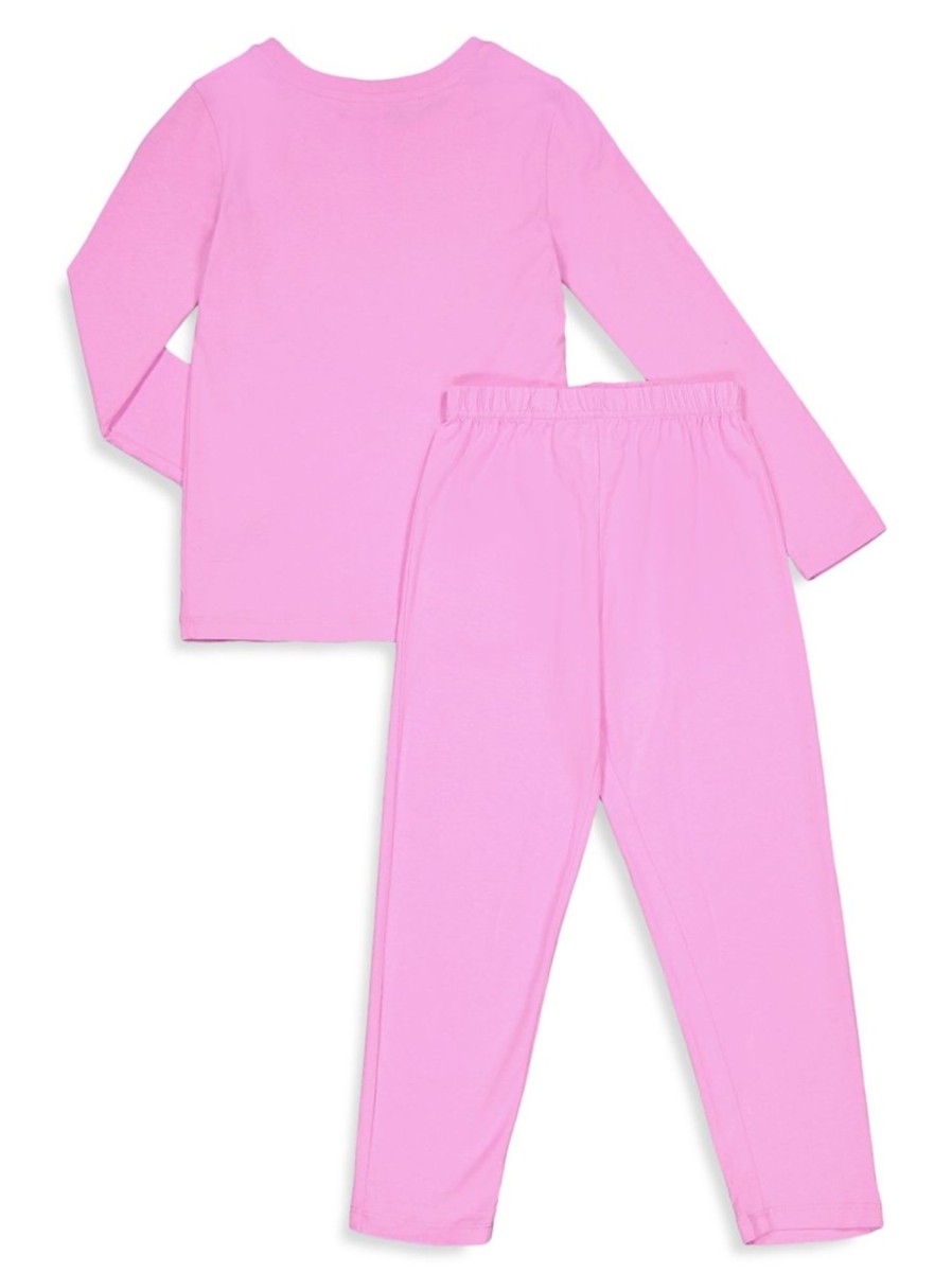 Kids & Baby Anko Toddler Girls | Little Girl'S 2-Piece Knit Pyjama Set