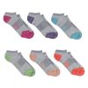 Men & Women Hanes Socks | Women'S 6-Pair X-Temp 2.0 Breathable No-Show Socks