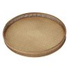 Home Living Anko Decorative Accents | Round Rattan Tray