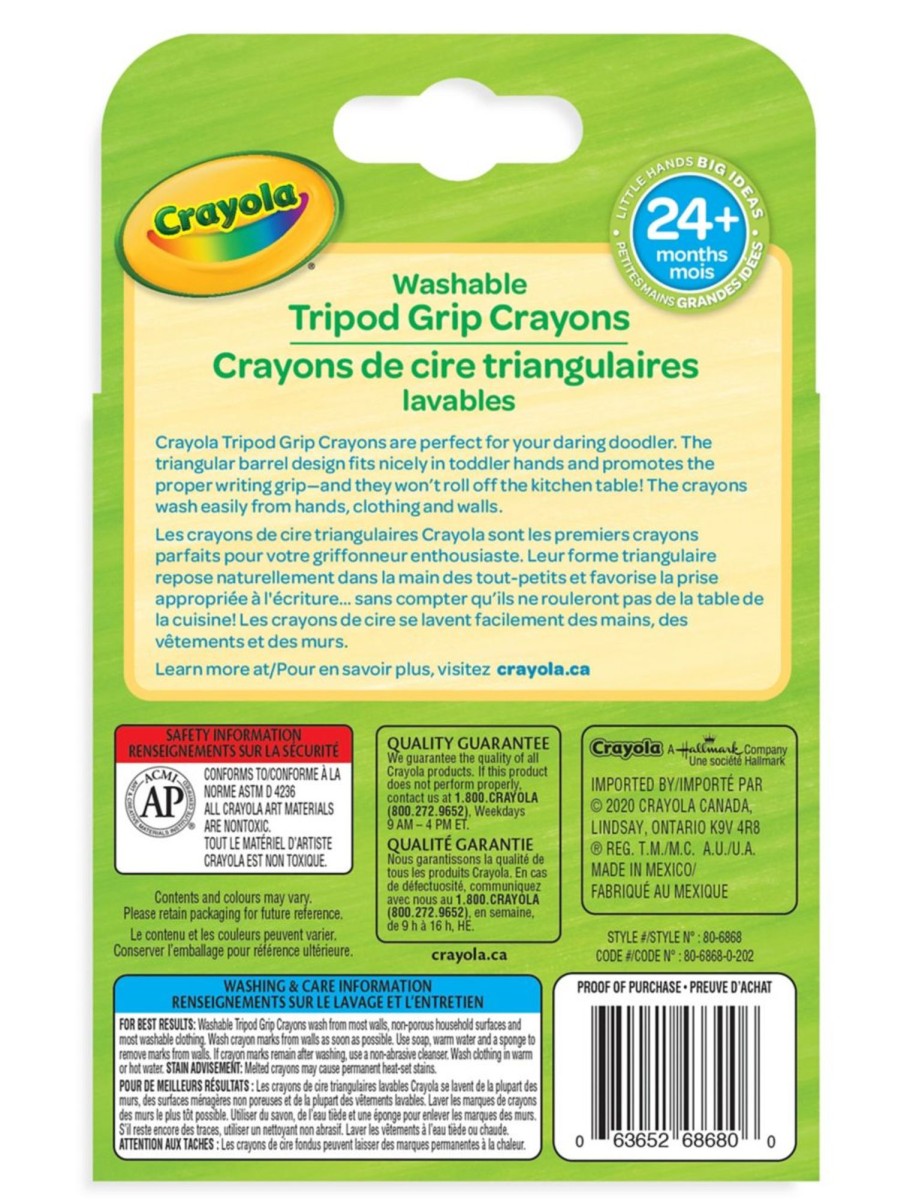 Toys Crayola Arts & Crafts | My First Triangular Crayons