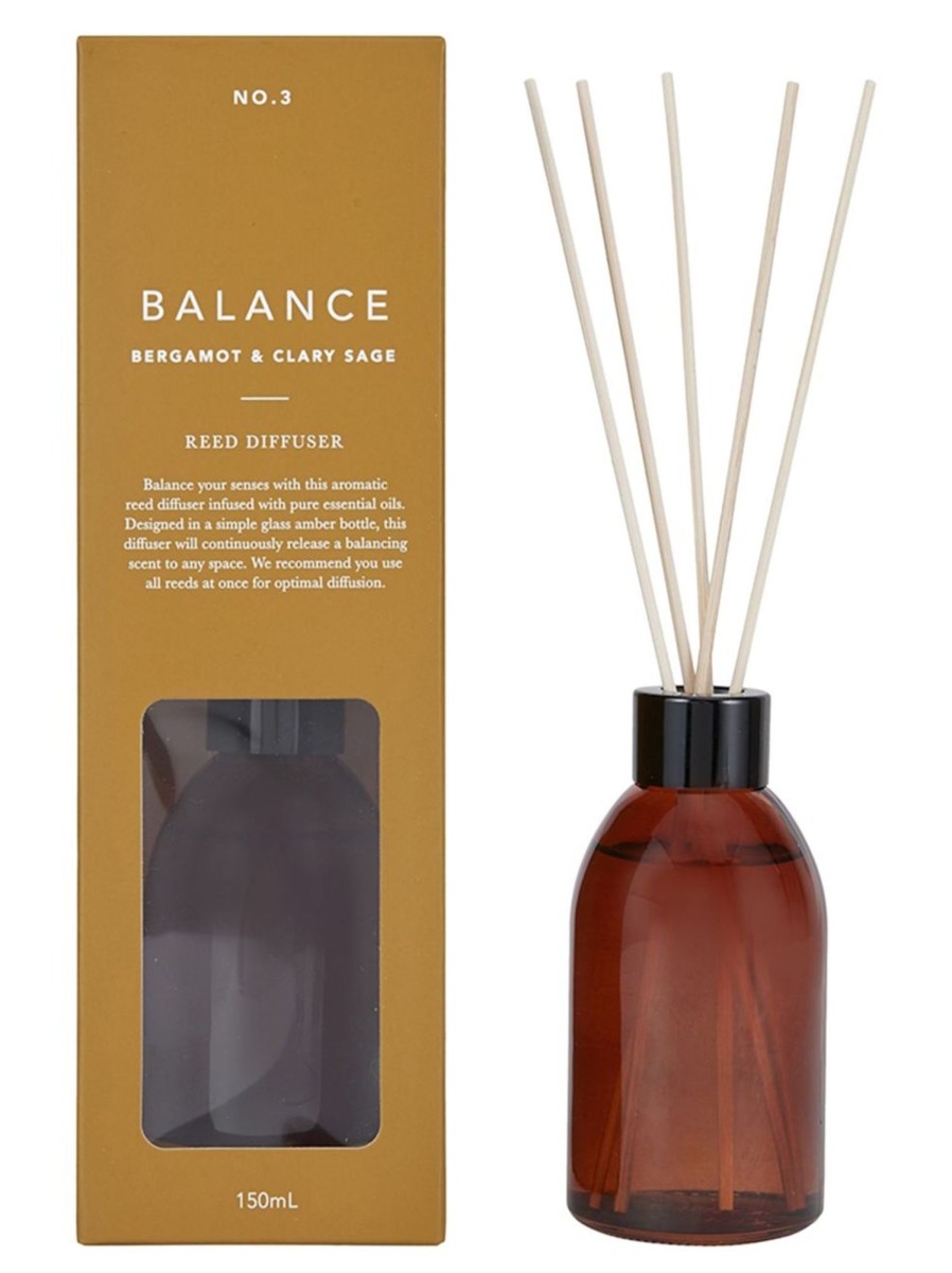 Wellness Anko Diffusers & Essential Oils | Balance Bergamot And Clary Sage Reed Diffuser