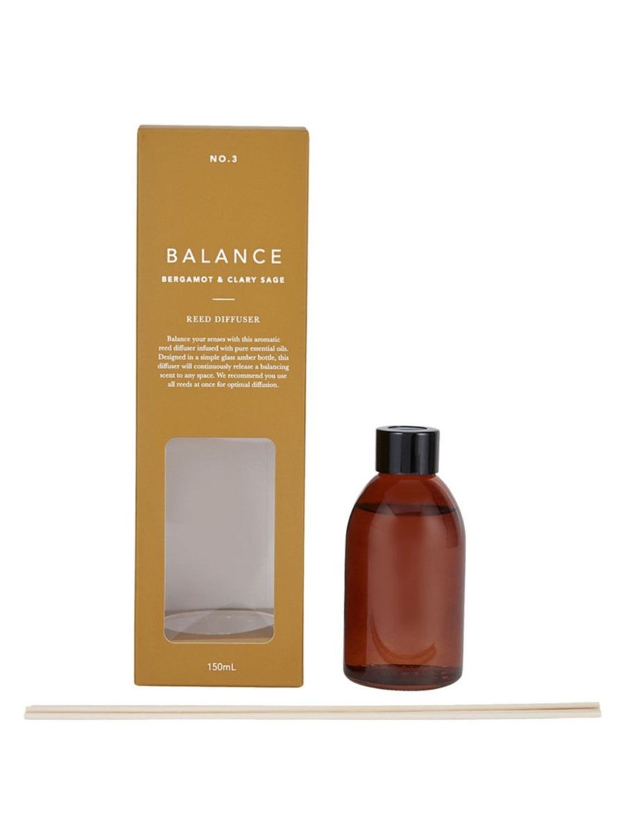 Wellness Anko Diffusers & Essential Oils | Balance Bergamot And Clary Sage Reed Diffuser