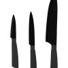 Home Living Anko Utensils & Organization | 3 Black Non-Stick Knives