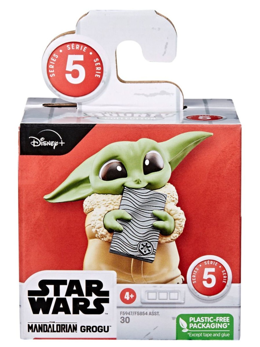 Toys Star Wars Action Figures | The Bounty Grogu Figure - Beskar Bite Pose