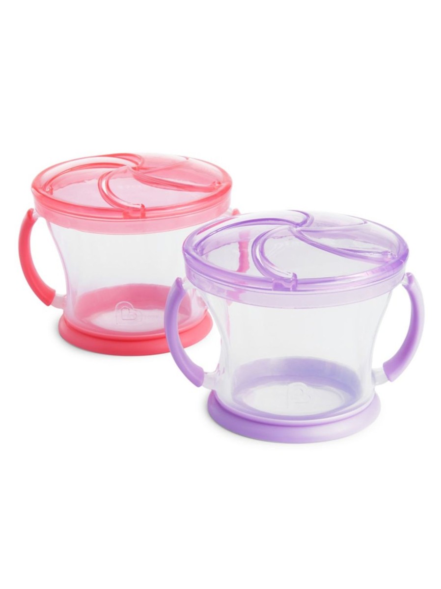 Kids & Baby Munchkin Nursing & Feeding | Snack Catcher 2-Pack Snack Bowl Set