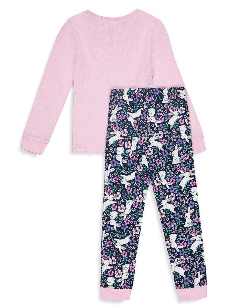 Kids & Baby Anko Toddler Girls | Little Girl'S 2-Piece Graphic-Print Pyjama Set