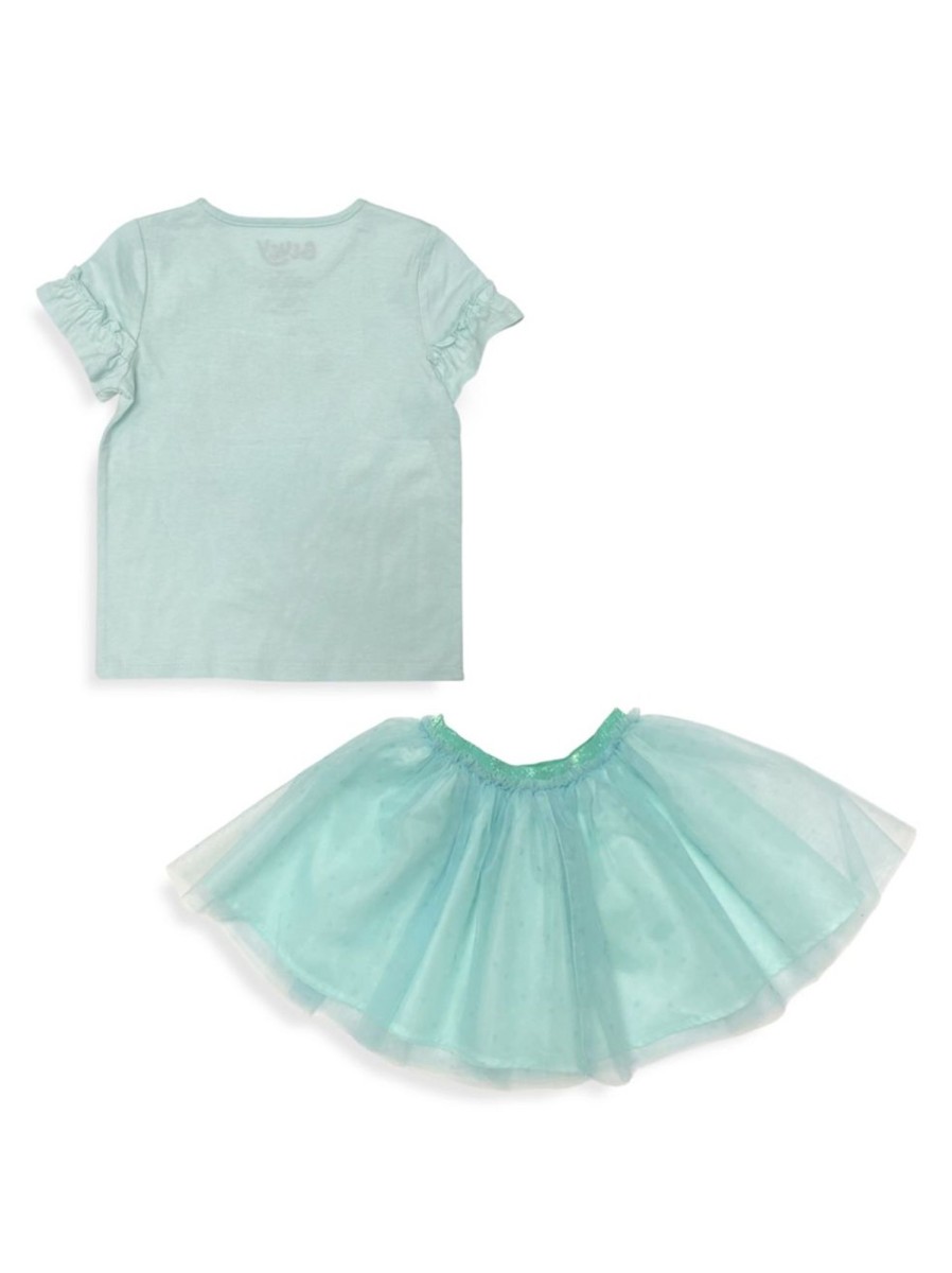 Kids & Baby Bluey | Little Girl'S 2-Piece Sweet Moments Top & Tulle Skirt Set