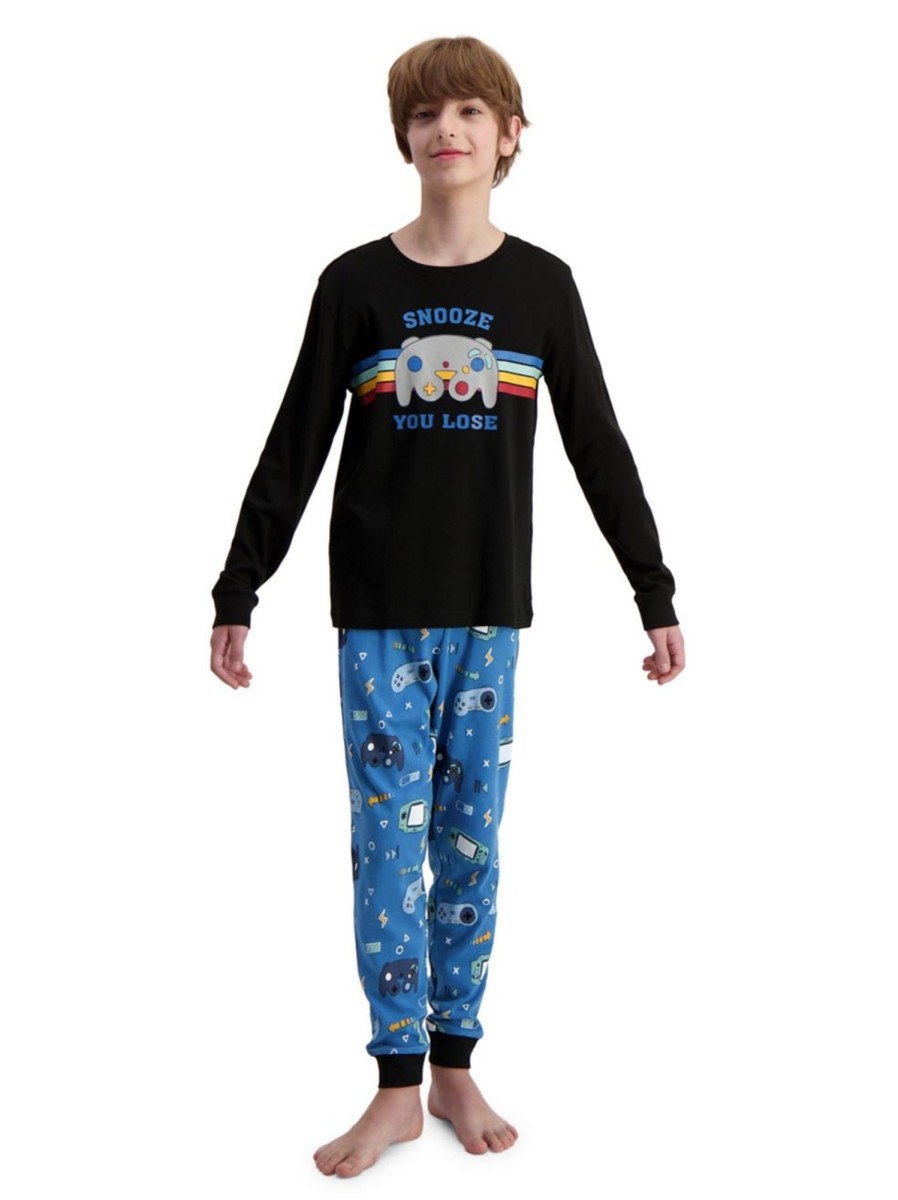 Kids & Baby Anko Boys | Boy'S 2-Piece Graphic-Print Pyjama Set