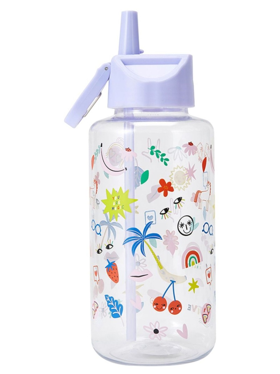 Wellness Anko | 1L Fun Icons Water Bottle