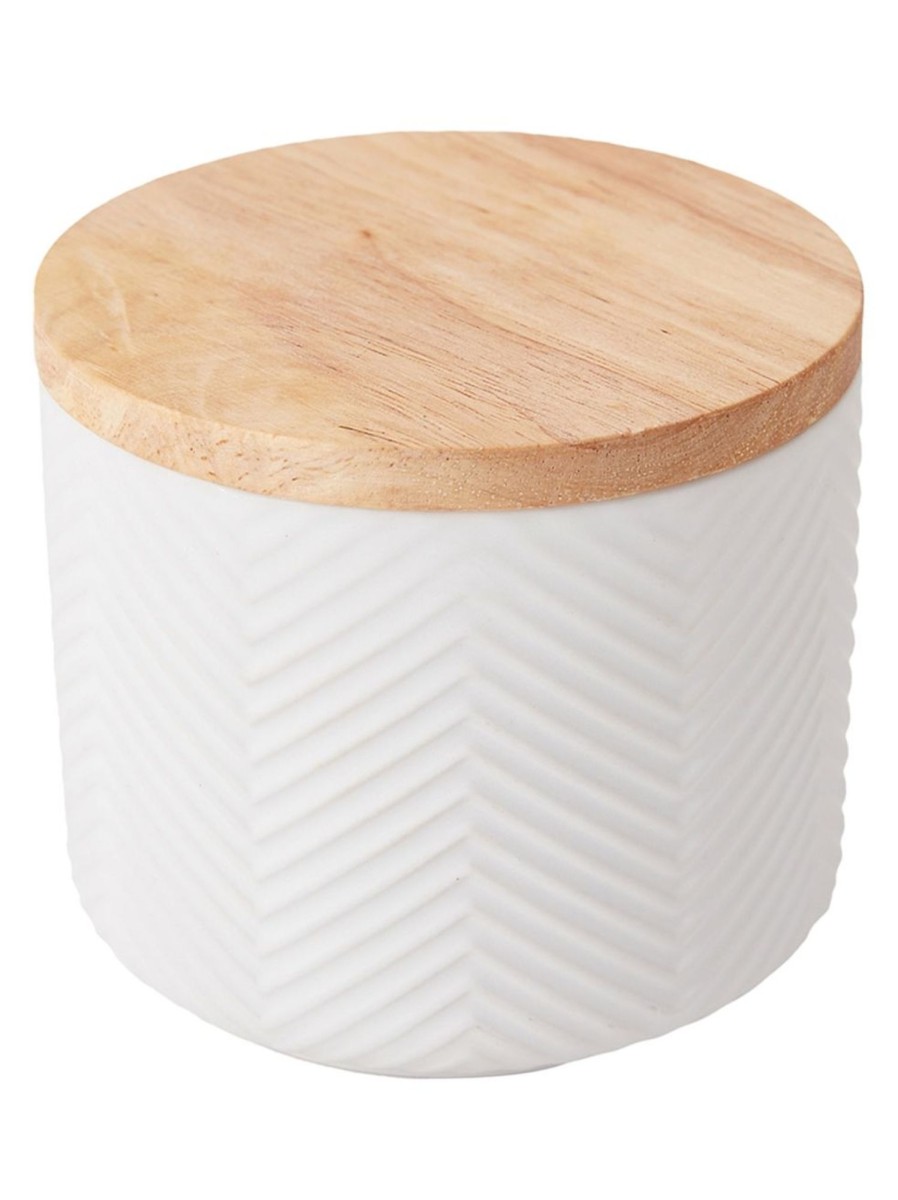 Home Living Anko Utensils & Organization | Small Herringbone Canister