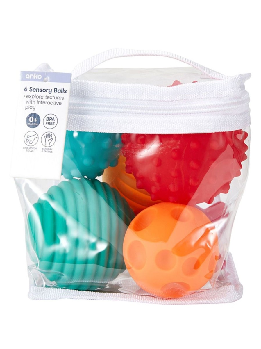 Toys Anko Infant & Toddler | 6-Piece Sensory Balls Set