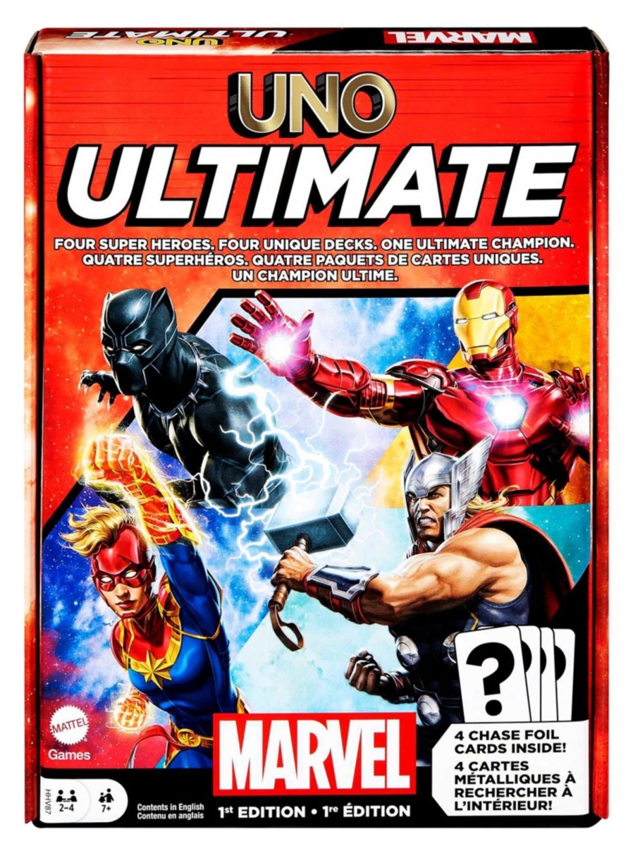 Toys Mattel Games & Puzzles | Uno Ultimate Marvel