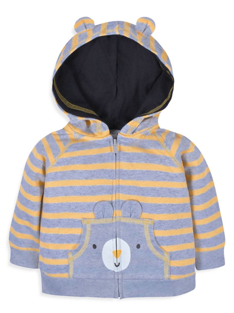 Kids & Baby Gerber | Baby'S 2-Piece Bear Hoodie And Joggers Set