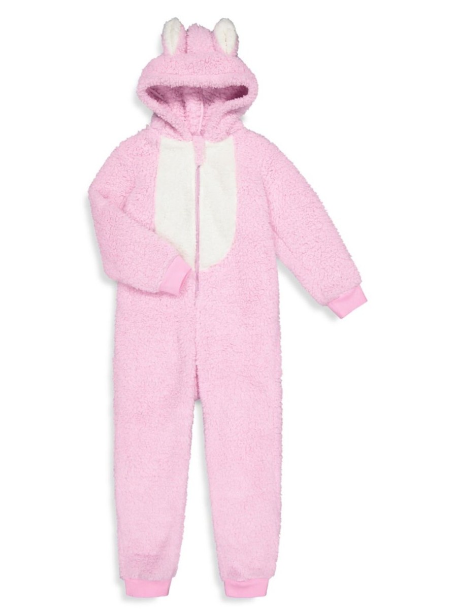 Kids & Baby Anko Toddler Girls | Little Girl'S Novelty Faux-Fur Coverall