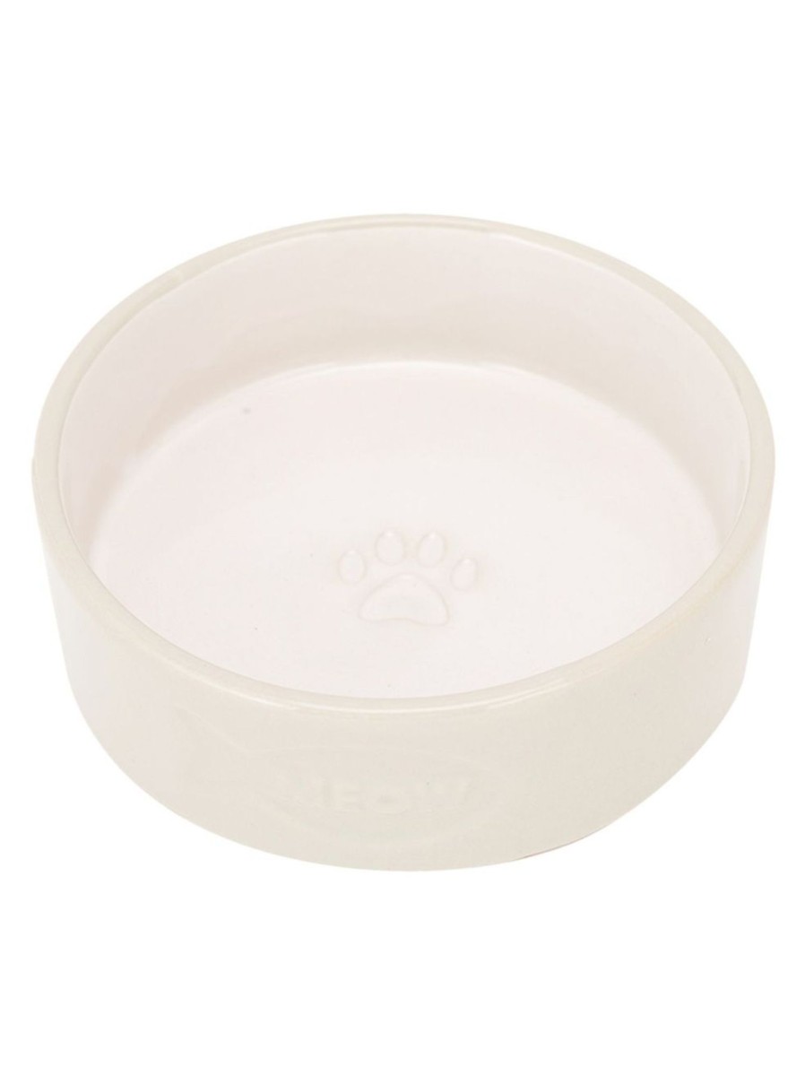 Pets Anko | Debossed Ceramic Cat Bowl