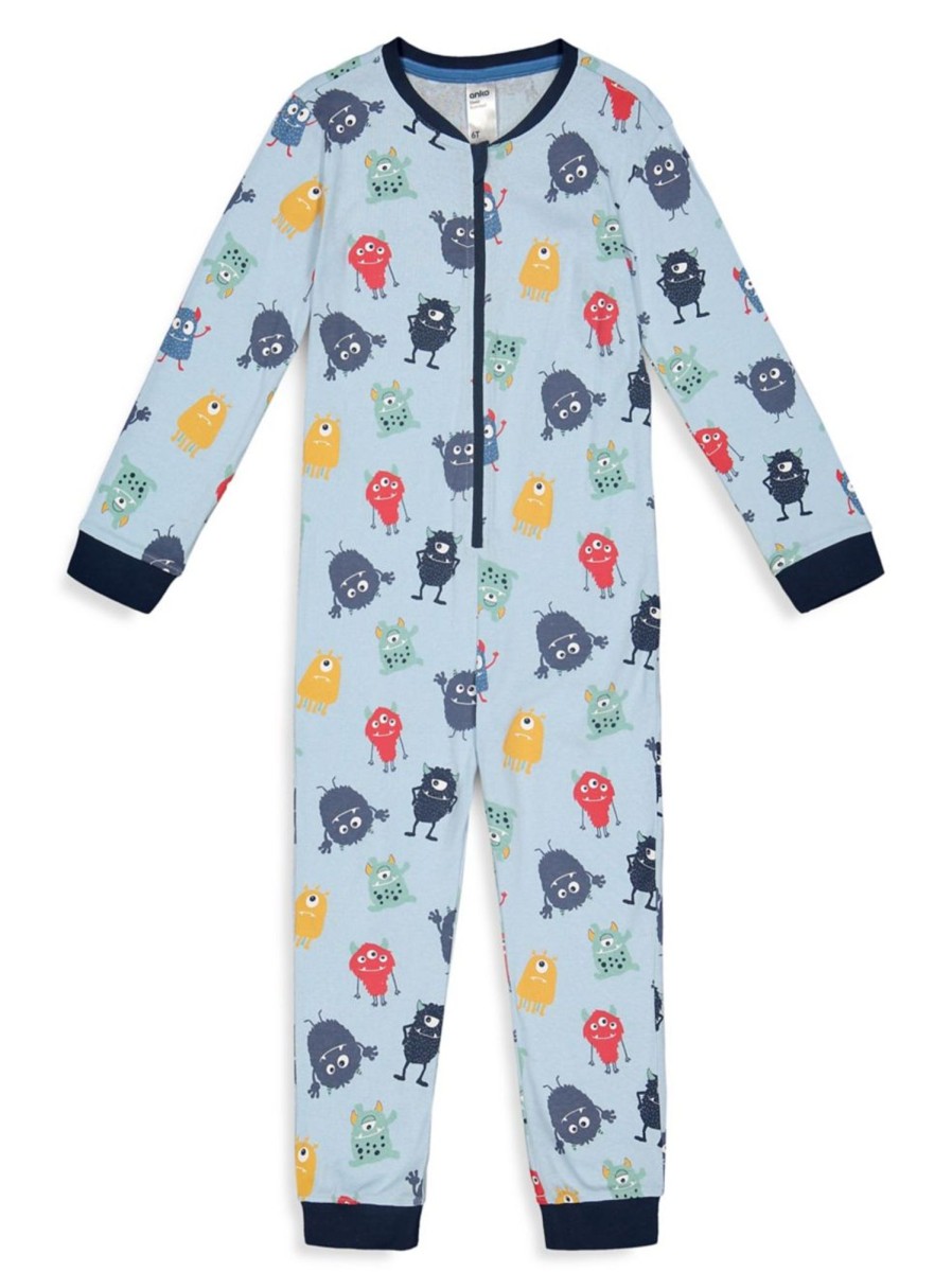 Kids & Baby Anko Toddler Boys | Little Boy'S Monster-Print Coverall