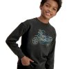 Kids & Baby Anko Boys | Boy'S Embroidered Crewneck Sweatshirt