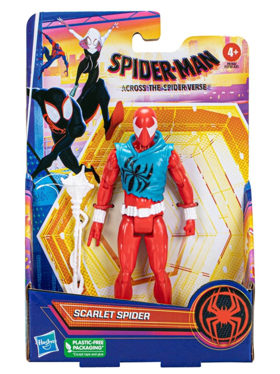 Toys Spider-Man Action Figures | Spider-Man Across The Spider-Verse Scarlet Spider 6-Inch-Scale Action Figure With Accessory