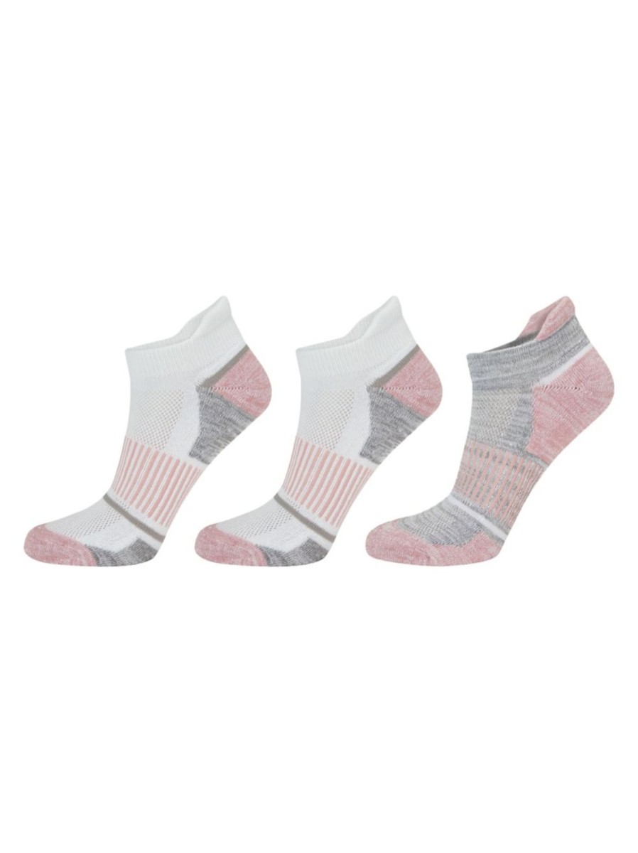 Men & Women Anko Socks | Women'S 3-Pair Cushioned Low-Cut Socks