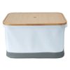 Home Living Anko Containers & Baskets | Fabric Storage Basket With Lid