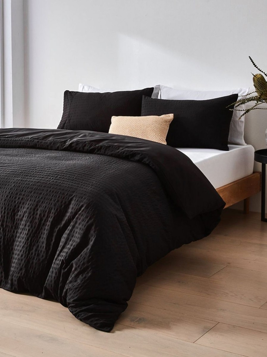 Home Living Anko Comforters & Duvets | Alfie Seersucker Duvet Cover Set