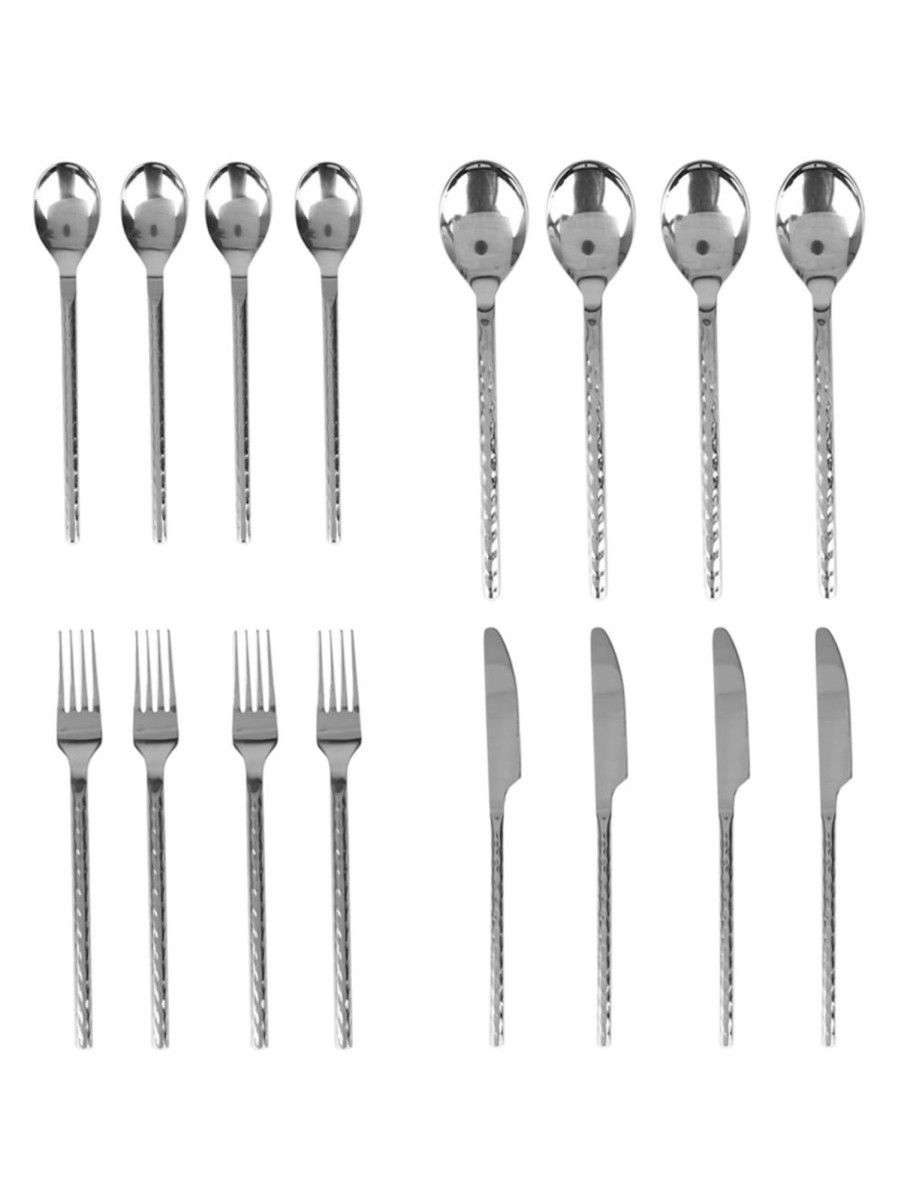 Home Living Anko Dinnerware | 16-Piece Textured Cutlery Set