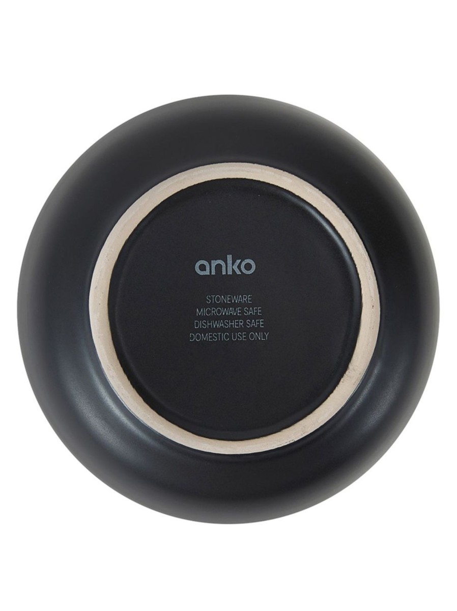 Home Living Anko Dinnerware | Matte Black Small Bowl