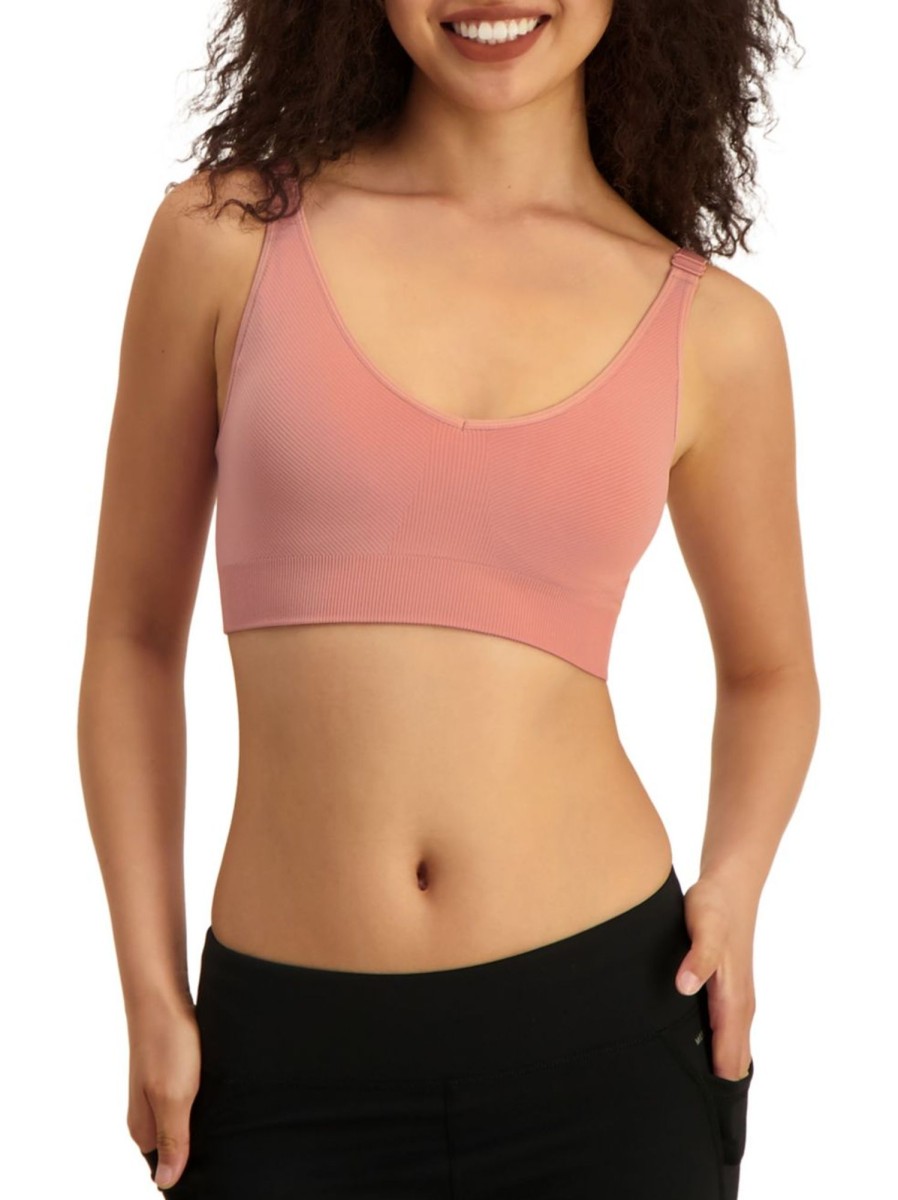 Men & Women Anko Tops | Sports Medium-Support Seamfree Crop Top