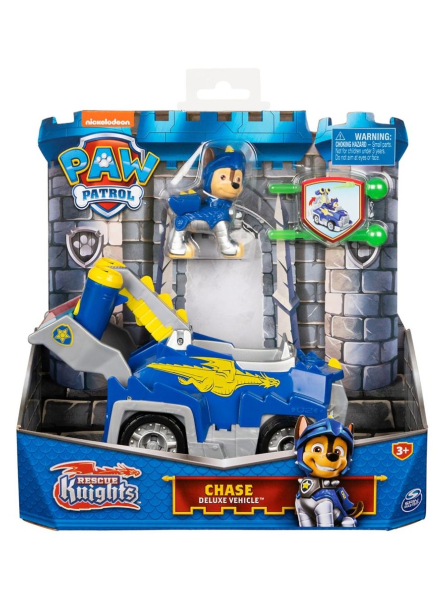 Toys Paw Patrol Trains & Vehicles | Rescue Knights Chase Transforming Toy Car, Collectible And Action Figure