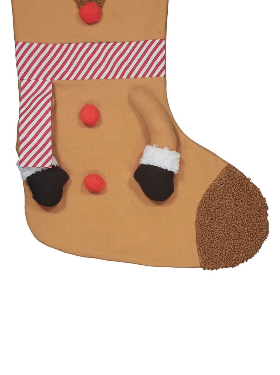 Home Living Anko Decorative Accents | Reindeer Christmas Stocking