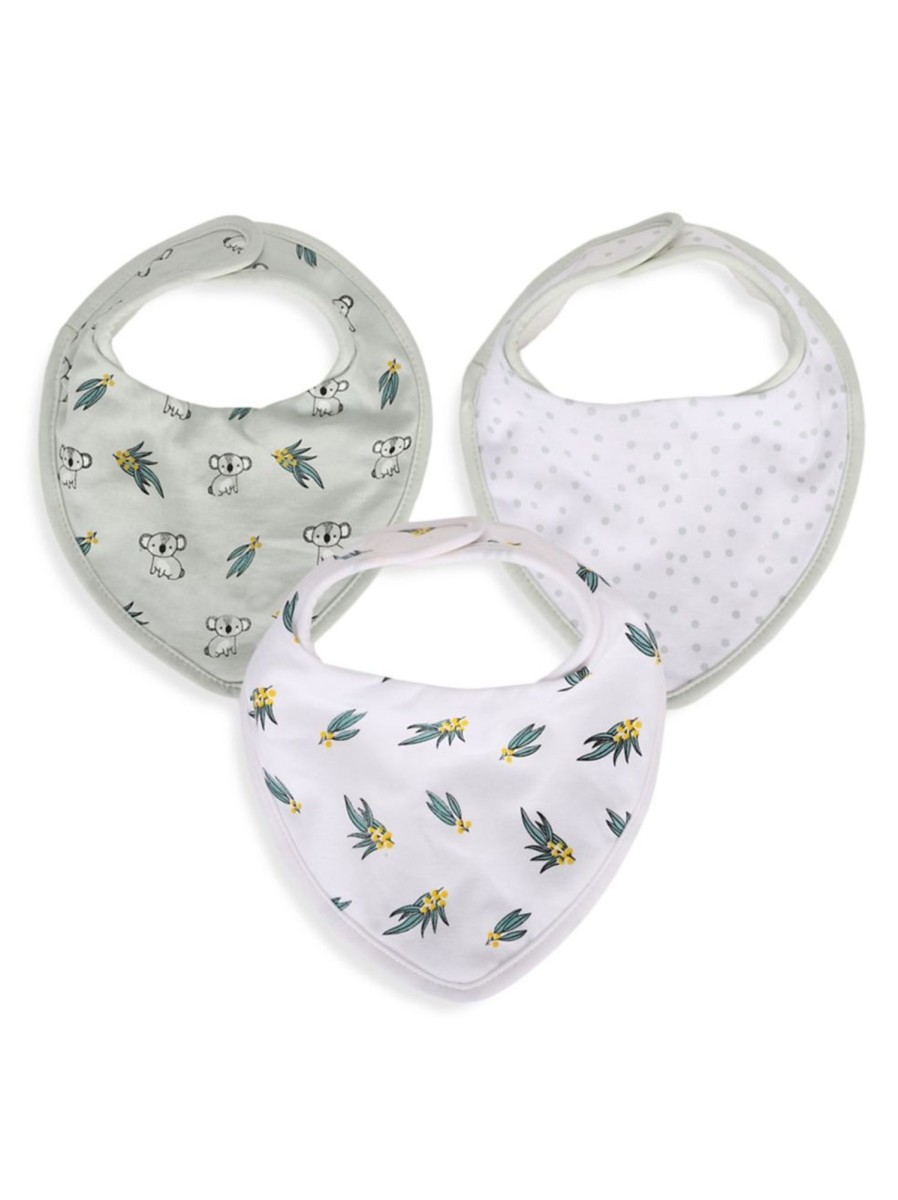 Kids & Baby Anko Nursing & Feeding | 3-Pack Koala-Print Bandana Bibs