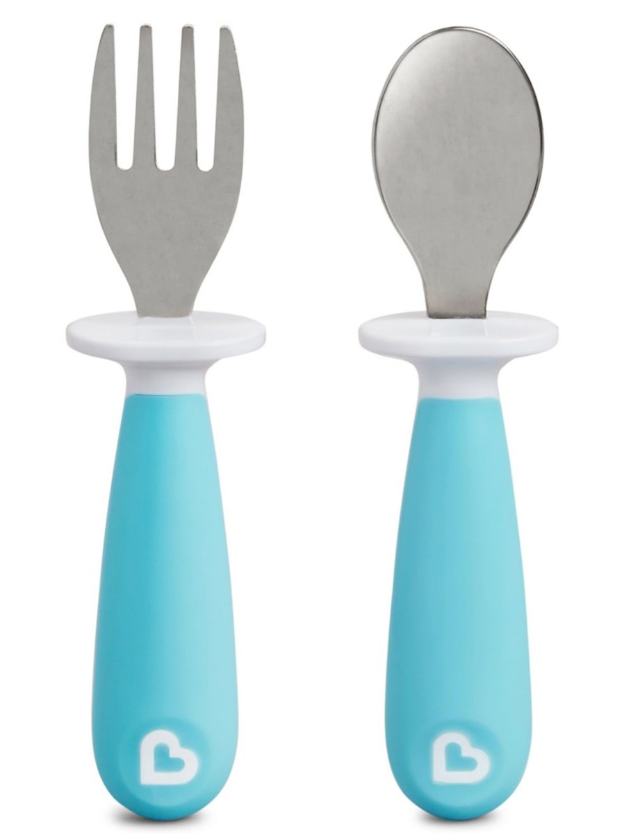 Kids & Baby Munchkin Nursing & Feeding | Raise 2-Piece Fork And Spoon Set