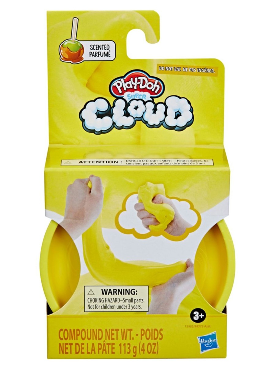 Toys Play-Doh Arts & Crafts | Super Cloud Caramel Cake-Scented Bright Yellow Modelling Compound