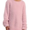 Kids & Baby Anko Toddler Girls | Little Girl'S Eyelash Sparkle Knit Sweater