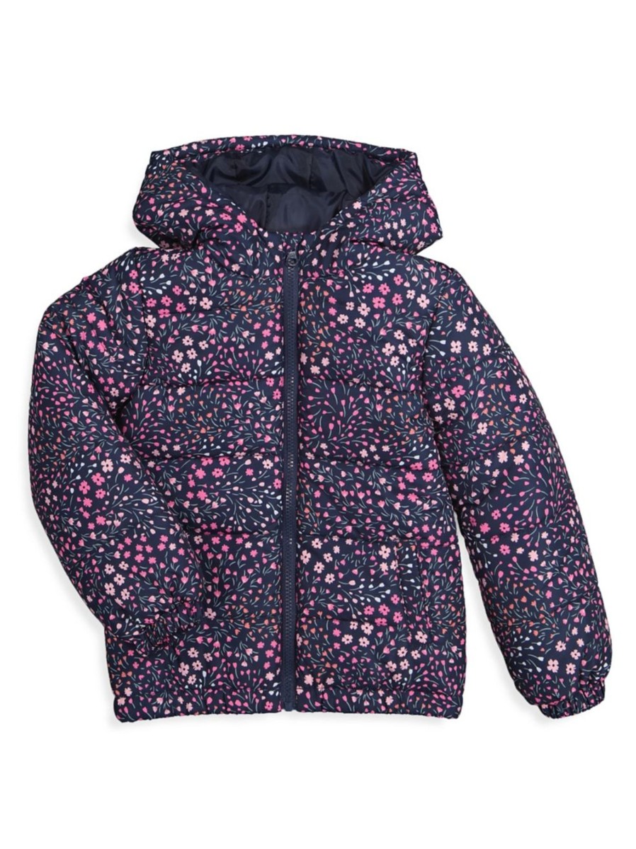 Kids & Baby Anko Toddler Girls | Little Girl'S Print Puffer Jacket