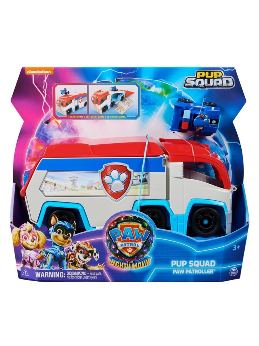 Toys Paw Patrol Trains & Vehicles | Pup Squad Paw Patroller Toy Truck & Pup Squad Racer Chase