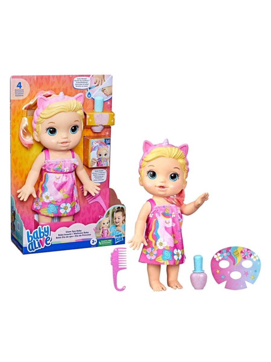 Toys Baby Alive Dolls & Doll Houses | Unicorn Glam Spa Baby Doll