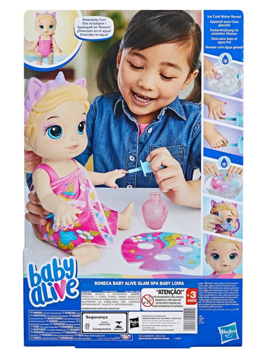 Toys Baby Alive Dolls & Doll Houses | Unicorn Glam Spa Baby Doll