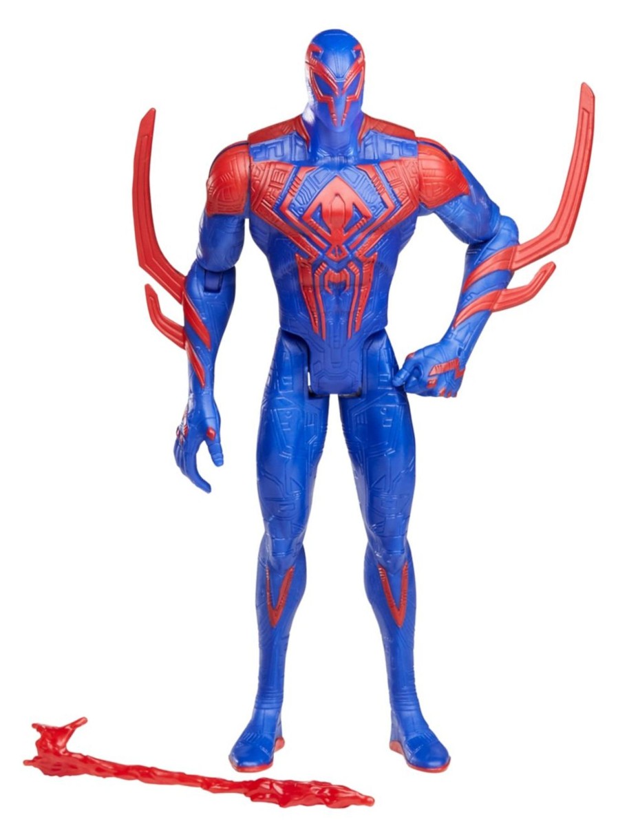 Toys Spider-Man Action Figures | Spider-Man Across The Spider-Verse Spider-Man 2099 6-Inch-Scale Action Figure With Laser Blast Accessory