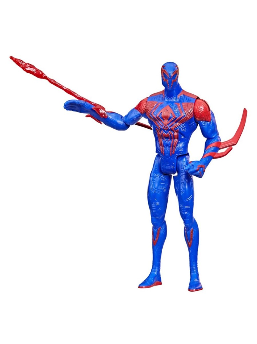 Toys Spider-Man Action Figures | Spider-Man Across The Spider-Verse Spider-Man 2099 6-Inch-Scale Action Figure With Laser Blast Accessory